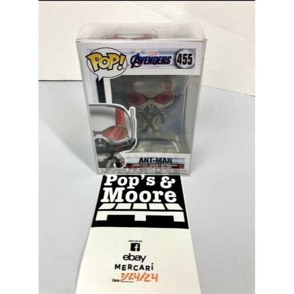 Funko Pop! Avengers: Ant Man 455 Vaulted Vinyl Figure Damaged Box W/Protector - Picture 11 of 12